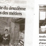 Dans la presse locale.